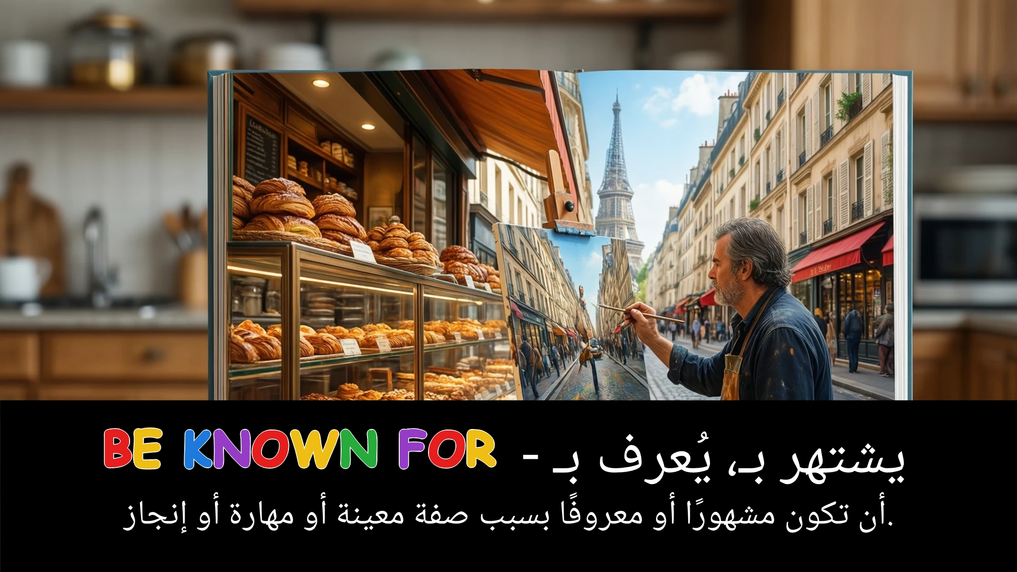 Arabic Illustration for be known for